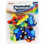 Naklejki z mikrogumy Brewis Autka, 16szt - 2